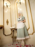cosplay c78 longphoto 白发性感日本女佣(1)